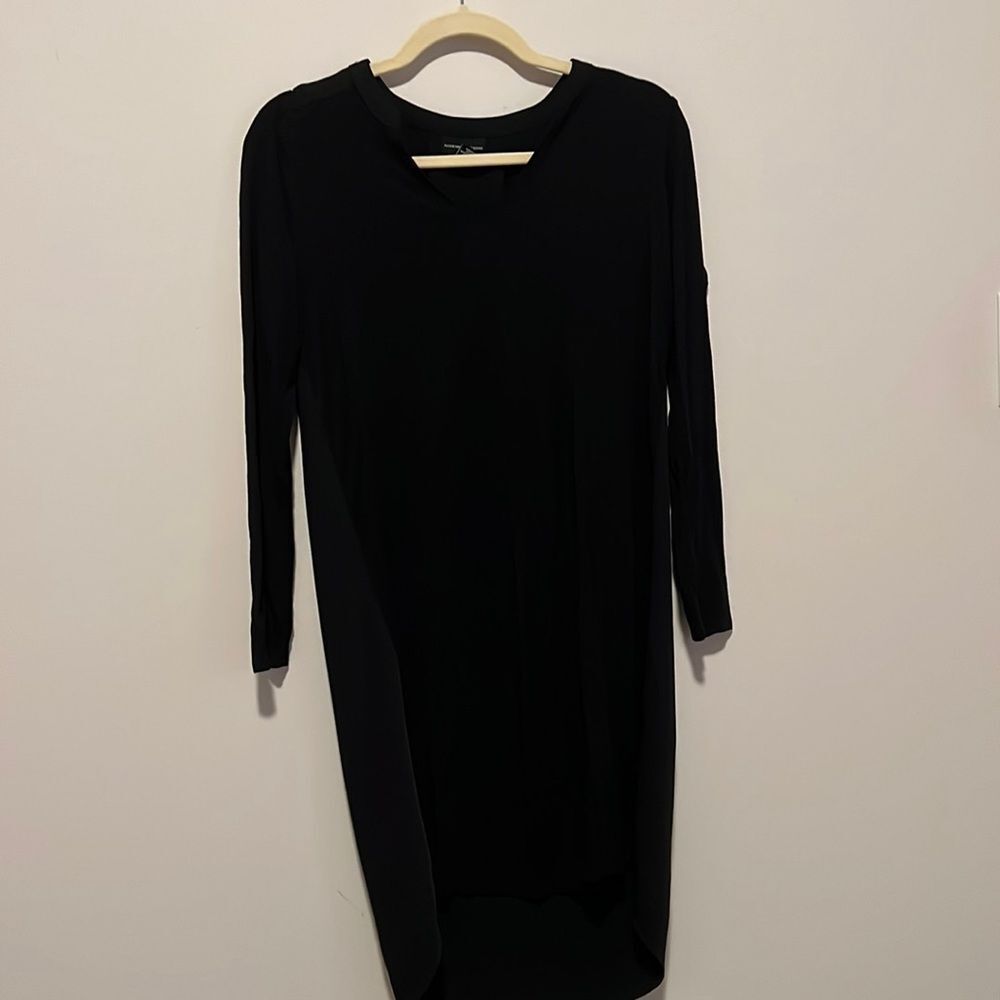 Black midi dress  